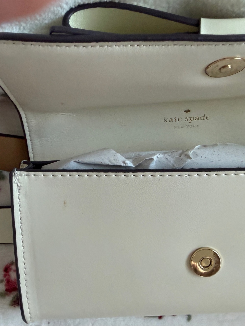 Kate Spade Crossbody Belt Bag L/XL NWT Cream with Bow - Picture 6 of 6